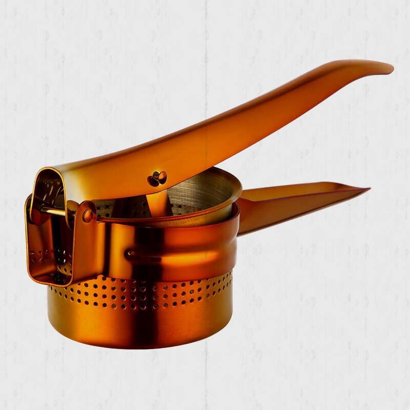 Stainless Steel Kitchen Tools Potato Masher Ricer Maker Tool Orange Lemon Juicer Hand Press Manual Fruit Pomegranate Squeezer: red A