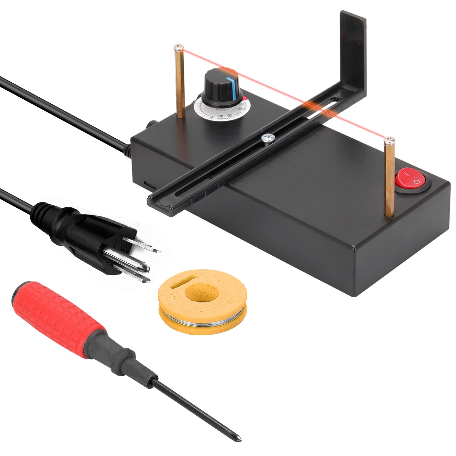 Máquina cortadora de cinta de alta eficiencia, 100-600 ℃, temperatura ajustable, bricolaje, banda de cuerda artesanal, herramienta de corte Manual
