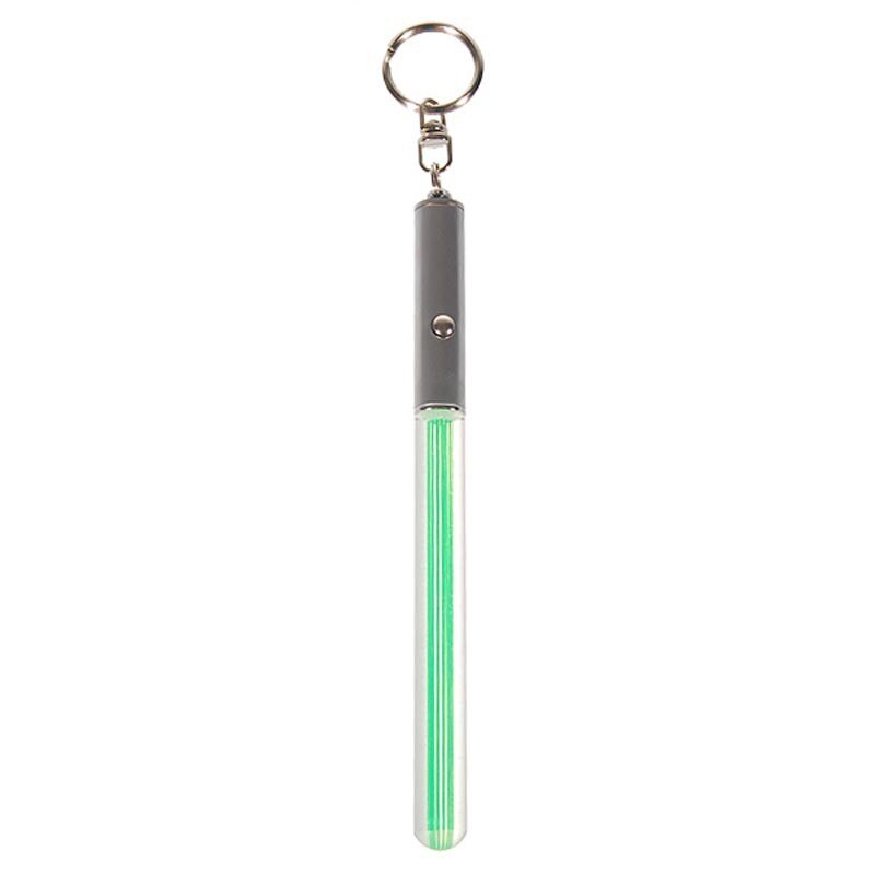 Mini Lightsabre LED with Keychain Lovely Portable Light Keychain Light LED Lamp Flashlight (4* AG3)