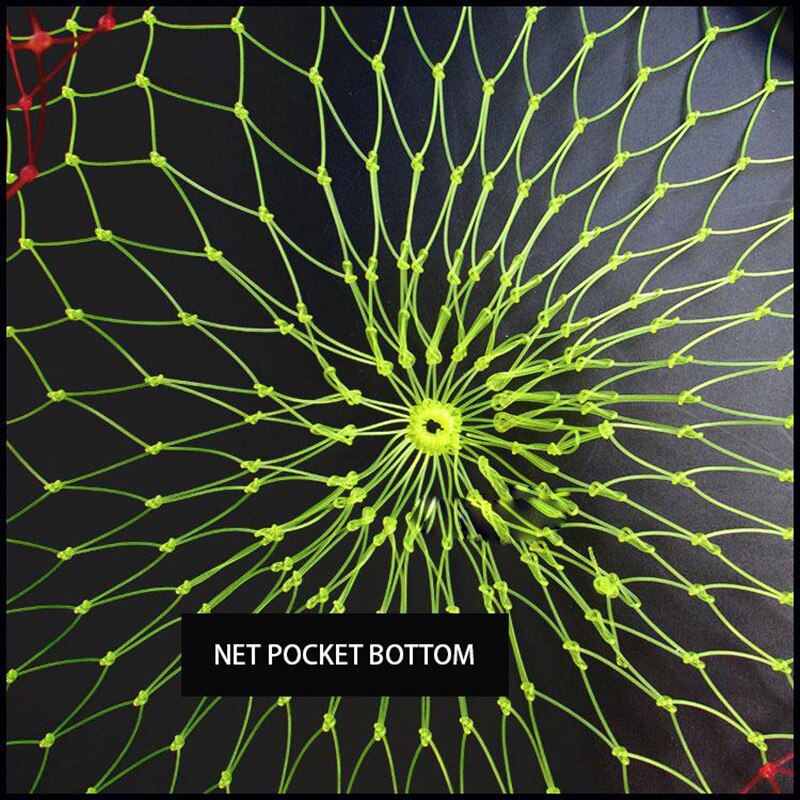Nylon Visnetten Inklapbare Vissen Tools Ruit Mesh Gat Diepte Opvouwbare Nylon Landing Dip Netto