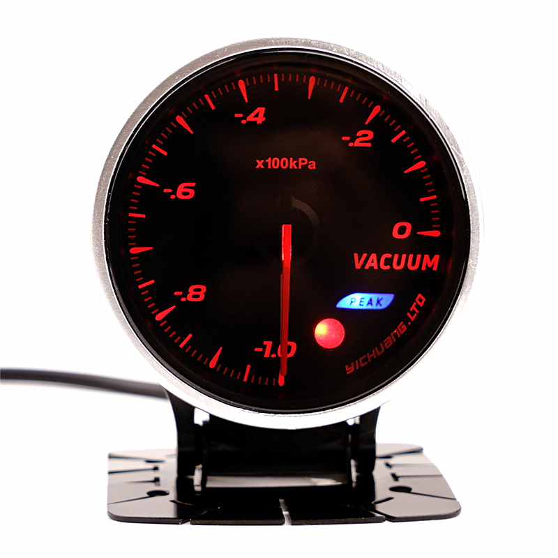 Vacuum Gauge for V W cc up passat b6 b7 b8 mk5 golf 2 3 6 7 g ti mk2 tiguan Auto Boost Pointer gauge colorful light 60mm