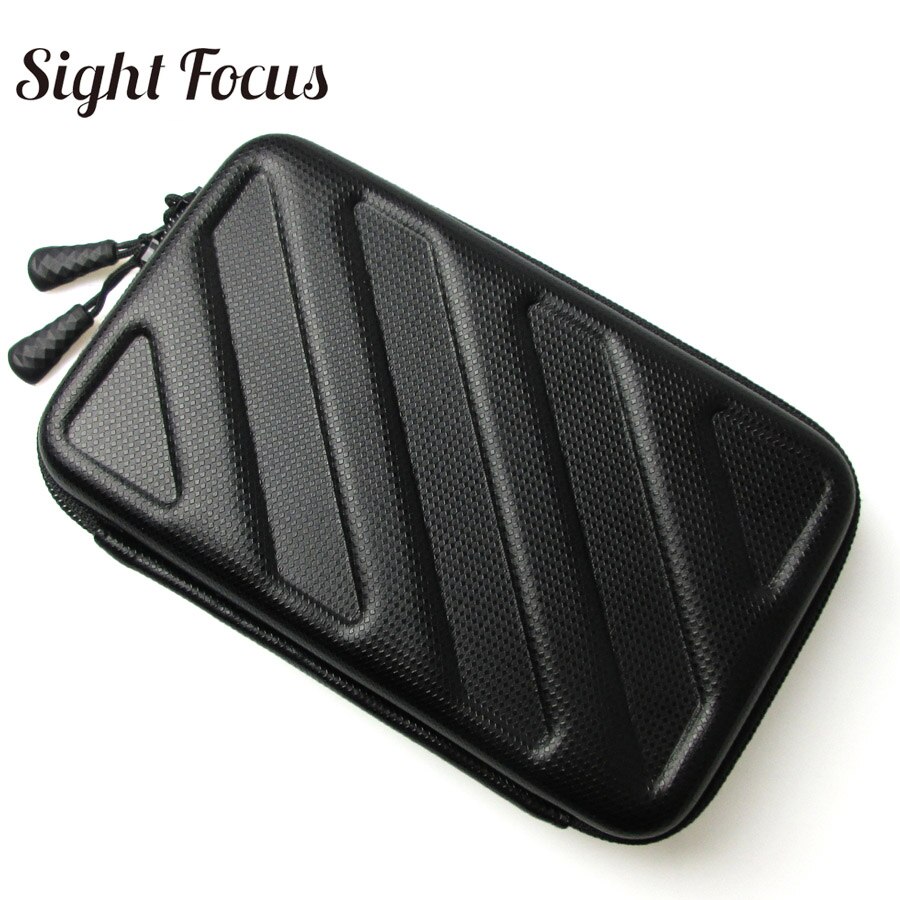 Black Hard shell 4 Slot Watch Box Organizer Waterproof Travel Watch Storage Zipper Case Portable Watch Strap band Organizer Bag: Default Title