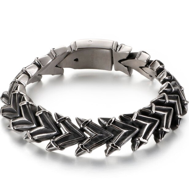 Hiphop Schedel Armband Voor Mannen Rvs Cool Chain Heren Armbanden Accessoires Gothic Biker Sieraden Mannelijke: Style 4