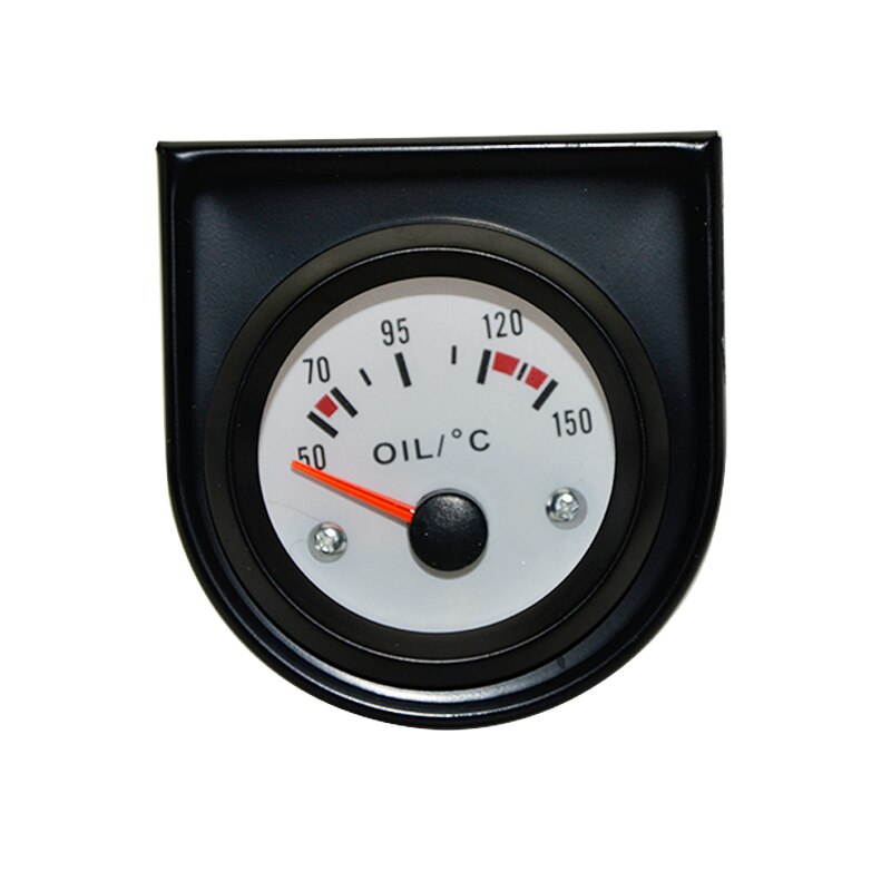 2 &quot; 52 mm vita ansiktsvattentemp/ oljetemp/oljepress psi/ oljepress kg/volt/amperemeter/bränslenivå (utan flottör) mätare bilmätare: Oljetemp