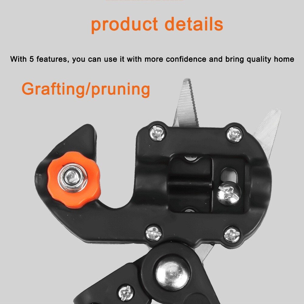 Agricultural Pruning Grafting Scissors Set Complete Garden Fruit Tree Inoculation Cutting Pruning Shears Grafting Garden Tools