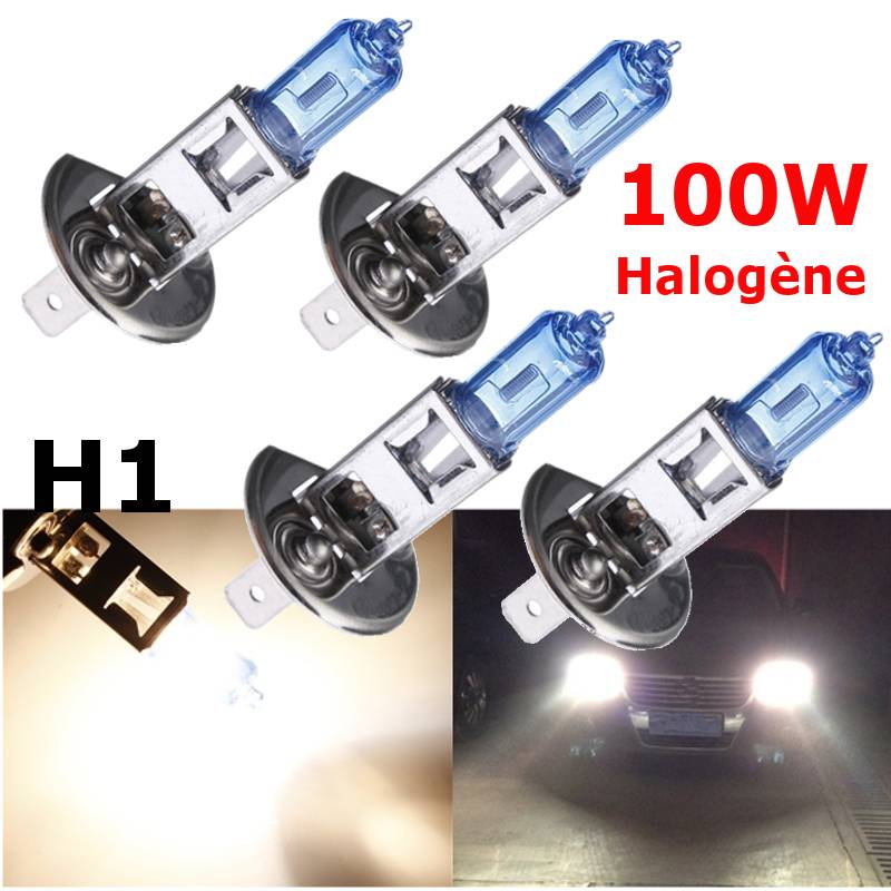 1/2/4/10 pcs H1 Super Bright White Fog Halogeen Lampen 100 W Auto Koplamp Lamp verlichting 12 V auto styling auto lichtbron parking auto