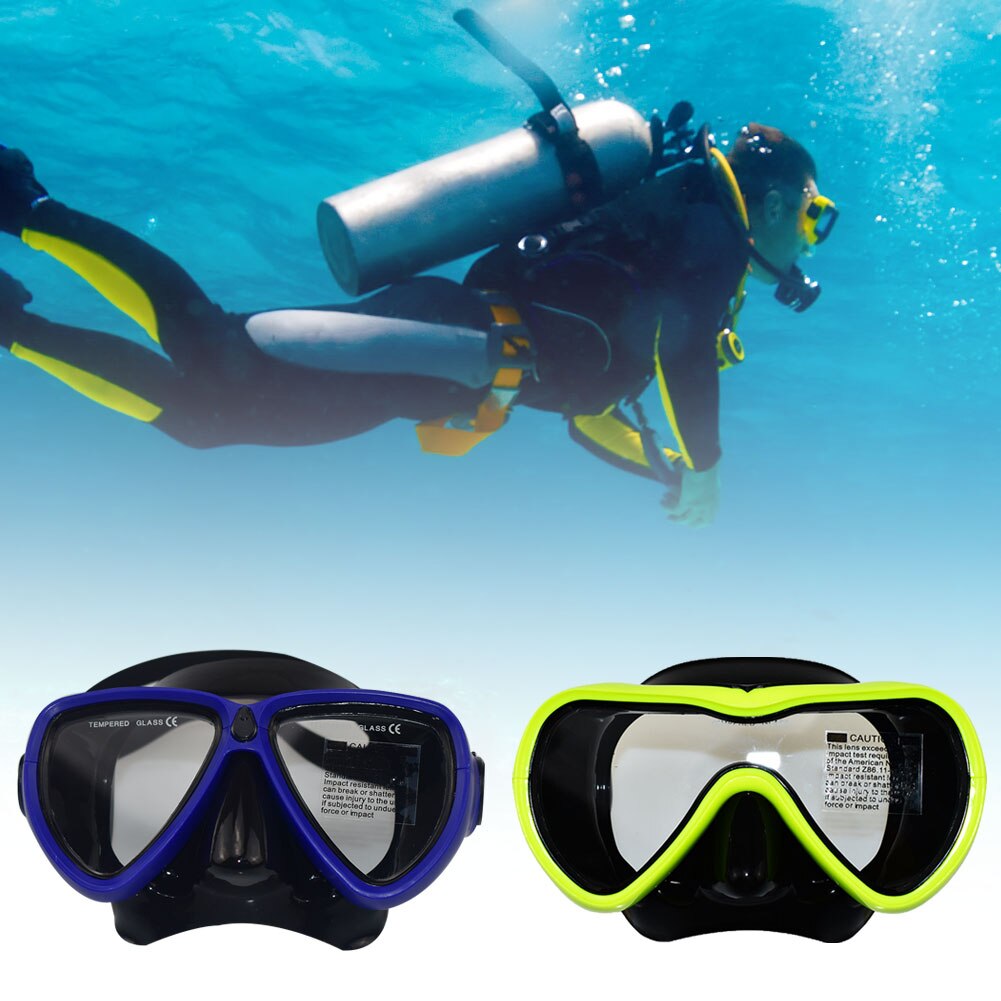 Swimming Goggles - Anti-Fog, High Clear, Comfortable Silicone - Adult Snorkeling Diving Glasses