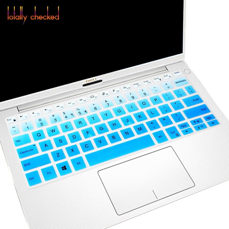 Silicone Keyboard Cover for Dell XPS 13 9370 9380 9365 - Ultra-Thin, Waterproof, Dustproof: Fade Blue
