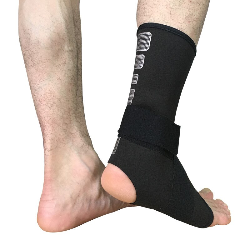 1 st sportsäkerhet fotled stöd starkt fotled bandage elastiskt stag skydd stöd sport gym fotinpackning skydd