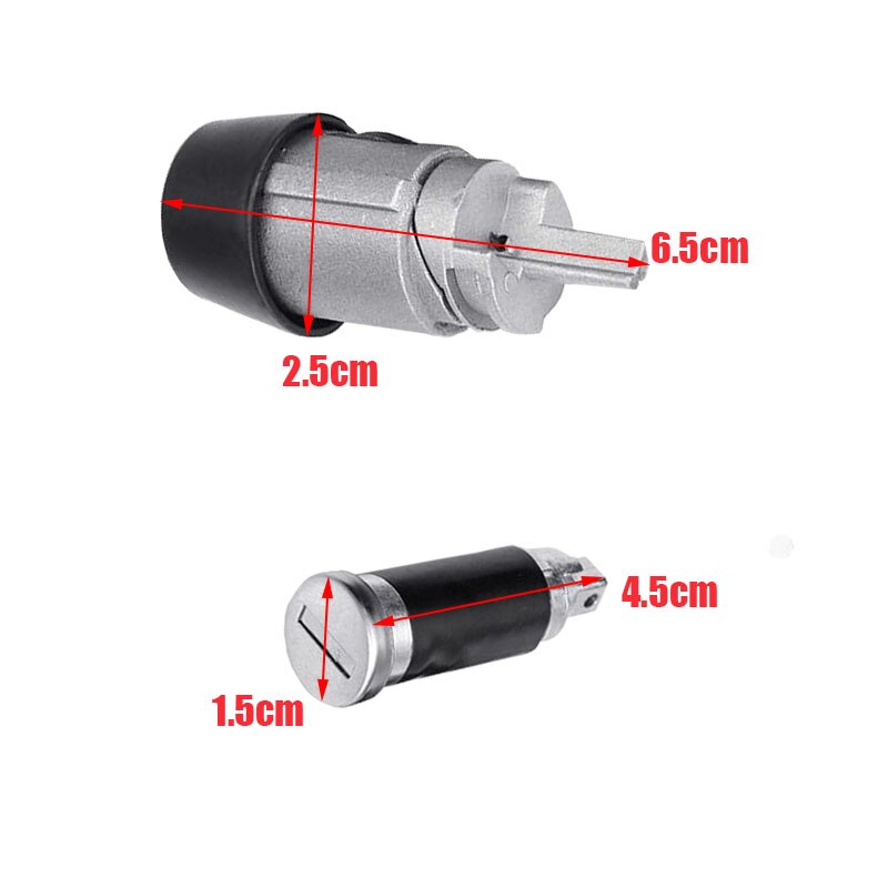 Cilindro de cerradura de puerta 2S61 A22050 BM de repuesto para Ford Fiesta MK5 Fusion