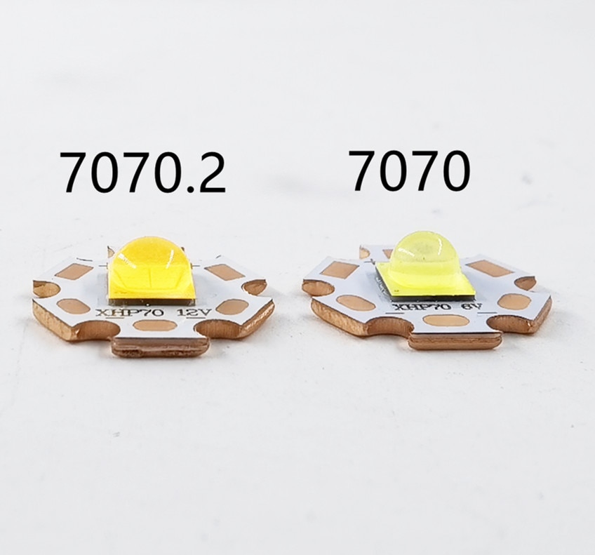 7070 20W 3V6V12V Led wymienić Cree XHP70.2 XHP50.2 dioda emiter fajne ciepłe białe niebieskie dla lampy latarka rower głowy motocykl