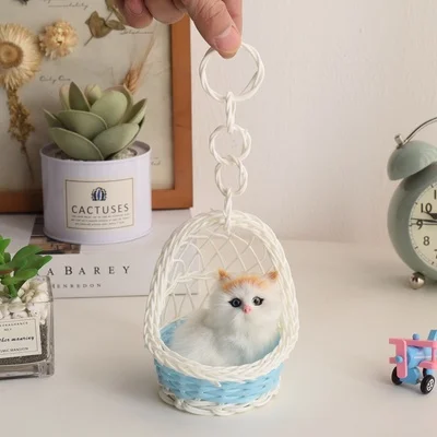 10 stücke Rattan Gewebt Blumenkörbe Vogelnest Korb Schokolade Süßigkeiten Lagerung Kasten Heimat Sekretariat Dekor Anhänger Wohnzimmer Liefert: MULTI