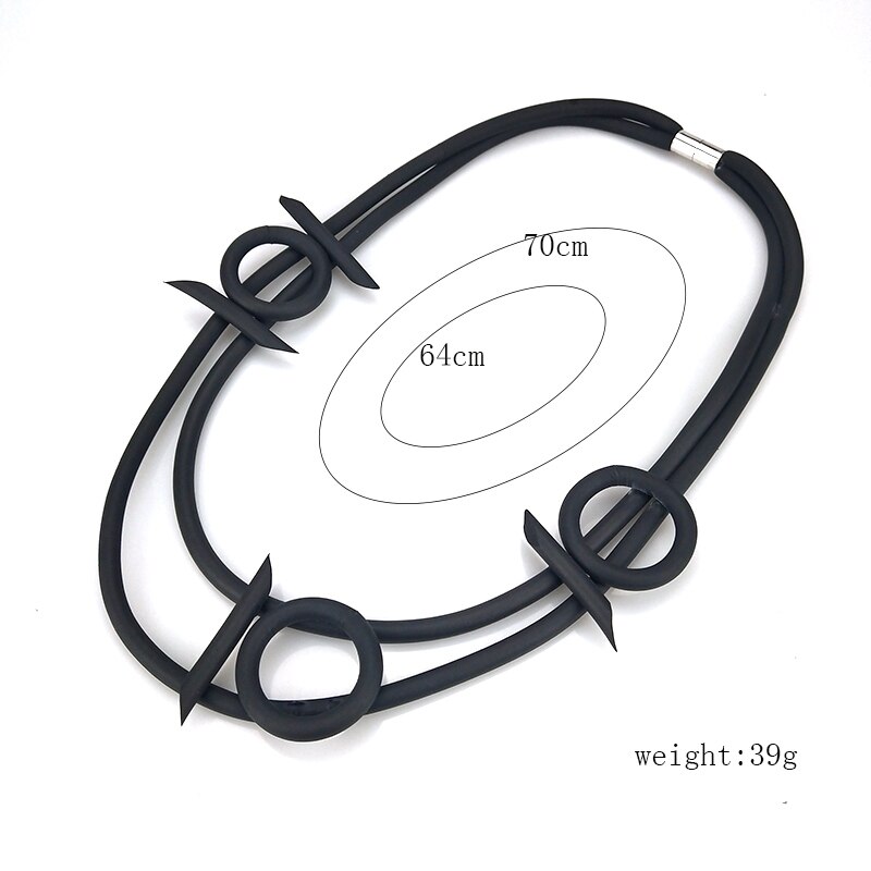 UKEBAY, collar con colgante gótico, collares de Gargantilla cortos para mujer, joyería india, fabricación de caucho, accesorios hechos a mano, al por mayor