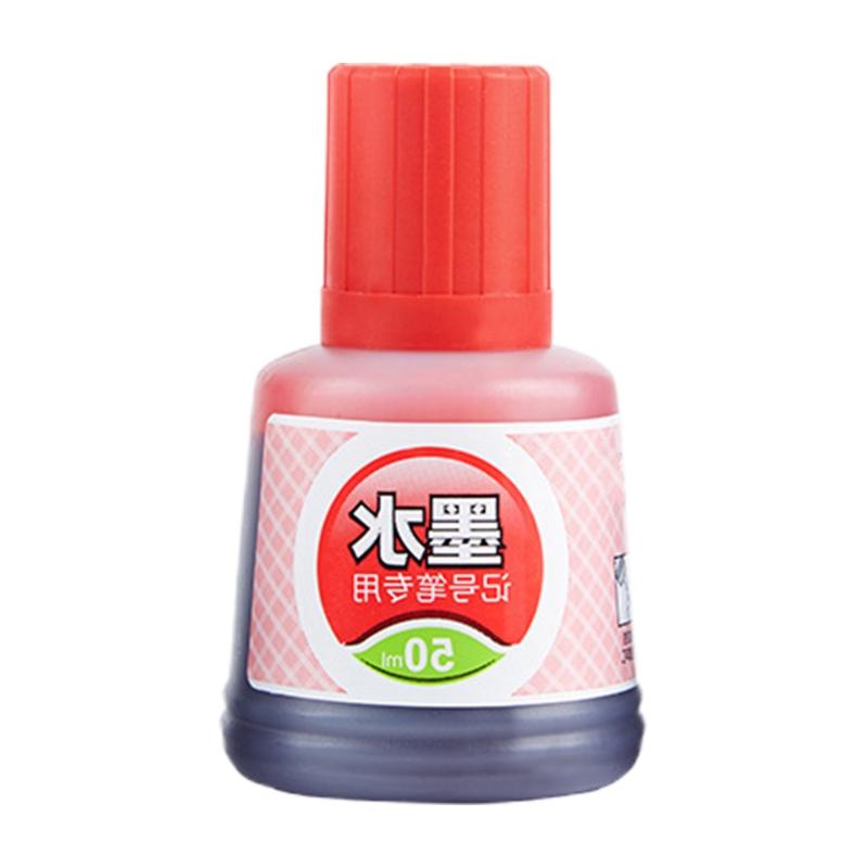 Botella de tinta para pizarra blanca, bolígrafo de pizarra negra, roja y azul, marcador Tinte, 50ML, No tóxico, MOB, 1 botella