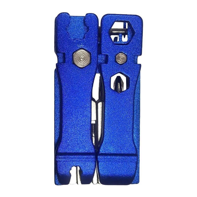 Repair Tools Bicycle Kit Hex Spoke Cycling Screwdrivers Tool Tyre Lever Allen Wrench MTB Mountain Bike Multitool Cycling tools: 20in1blue