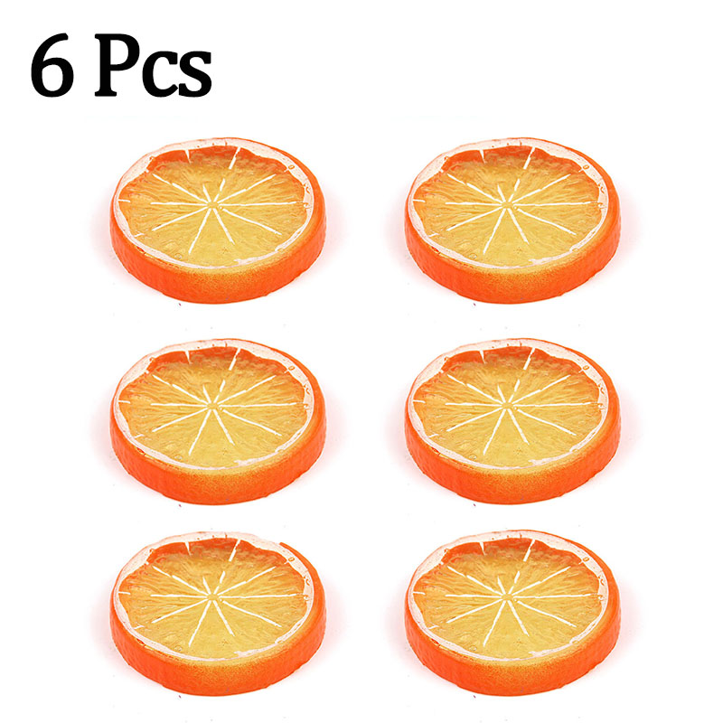 6 pezzi fondali fotografia di limone finto puntelli fette di lime artificiali sfondi fotografici imitazione frutta decorazioni per la tavola da cucina: royal blue