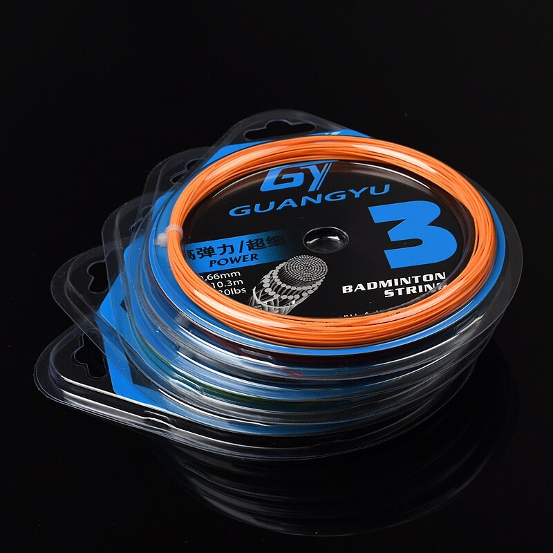 Corde da Badminton durevoli da 0.66mm ad alto polimero linea da Badminton elastica da 30 libbre da 30 libbre linea da palla in fibra di seta ad alto suono