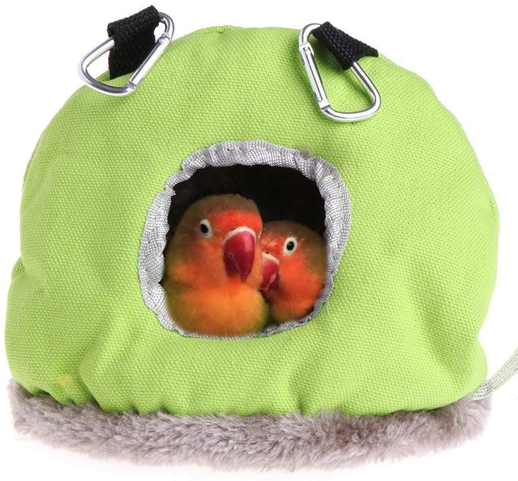 Nid de perroquet et niche | Niche, lit d'hiver suspendu, grotte pour perruche, calotte, Conure, Lovebird, petite Cage à oiseaux moyens
