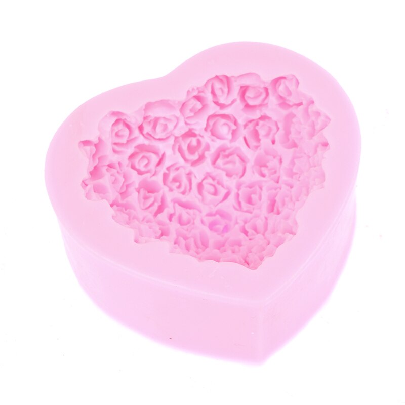 Hartvormige siliconenvormen: doe-het-zelf chocolade, snoep, fondant, taartdecoratie (2 stuks) - Nederland