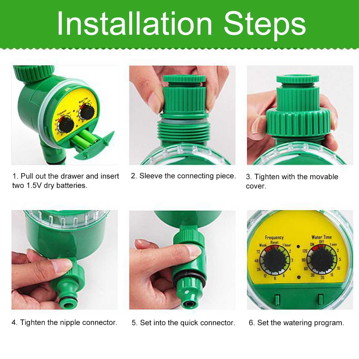 Electronic Garden Automatic Watering Timer Irrigation System Greenhouse Plant Kit for Flowers Plants Bonsai Intelligent Care