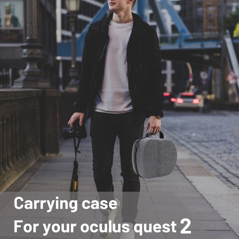 Hard Protective Cover Storage Bag Carrying Case for -Oculus Quest 2 VR Headset