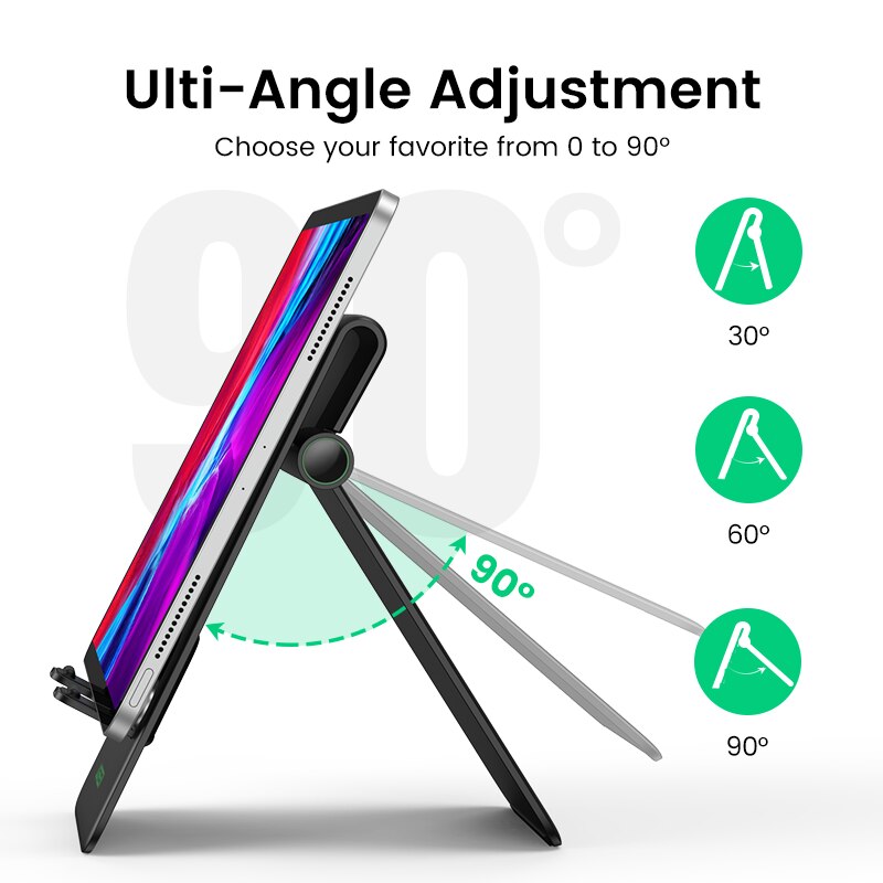 Ugreen tabletin pidike jalusta tablettien teline ipad mini 6 ipad 9 ipad pro air samsung taitettava kannettavan tietokoneen teline kannettavan tietokoneen tuki