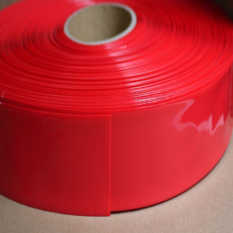 Tubo Termocontraíble de PVC para envoltura de batería Lipo, funda aislante, cubierta de protección, paquete plano colorido, 135mm (diámetro 85mm)