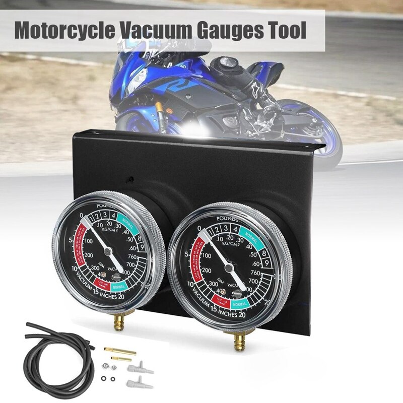 1 set motorfiets carburateur synchronisator vacuümmeters gereedschap carburateur vacuümmeter balancer voor yamaha/honda/suzuki zwart