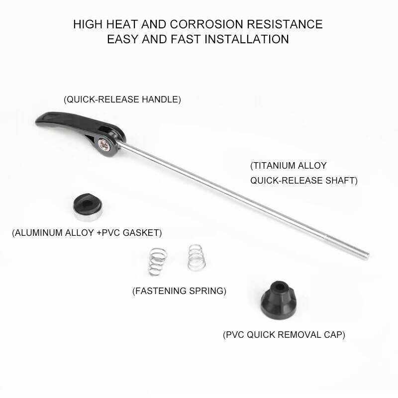 Cykel quick release værktøj quick release bolt håndtag aksel landevej mountainbike kit mountainbike kit 2 stk cykel hjulnav spyd