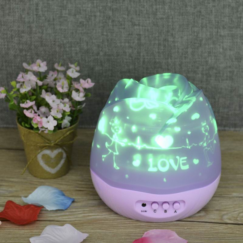 Bambino Giocattoli Luminosi di Notte della Luce di Sonno Star Cielo Ocean Wave del Giocatore di Musica Lampada Del Proiettore Del Bambino Giocattoli LED di Sonno Placare Luci regali: 1391-Purple