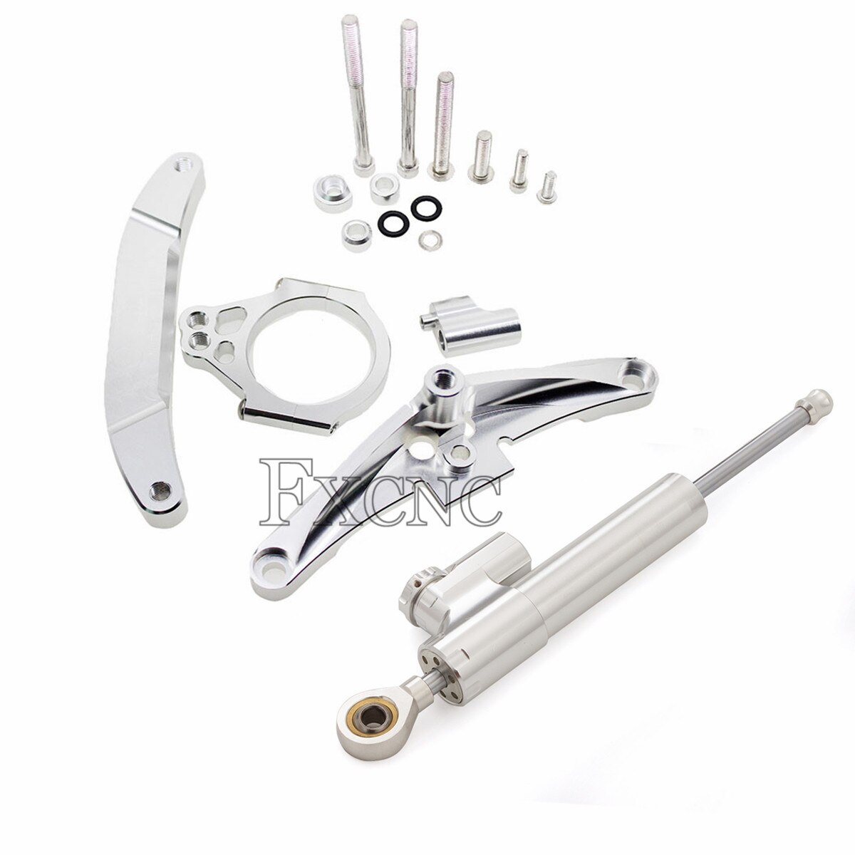 Lenkung Dämpfer Halterung einstellen für Yamaha FZ1 FAZER FZ1-N 2006 CNC Aluminium Stabilisator Lineare Dämpfer Montage Unterstützung
