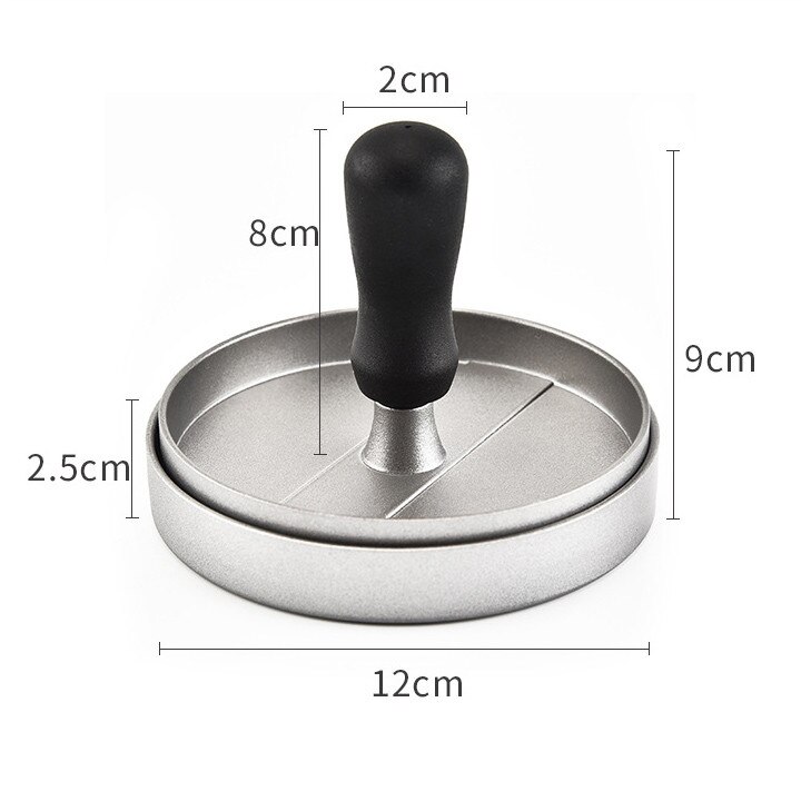 Tung hamburger presse burger kød oksekød grill patty maker form køkken grill værktøj burger presse patty maker form værktøj