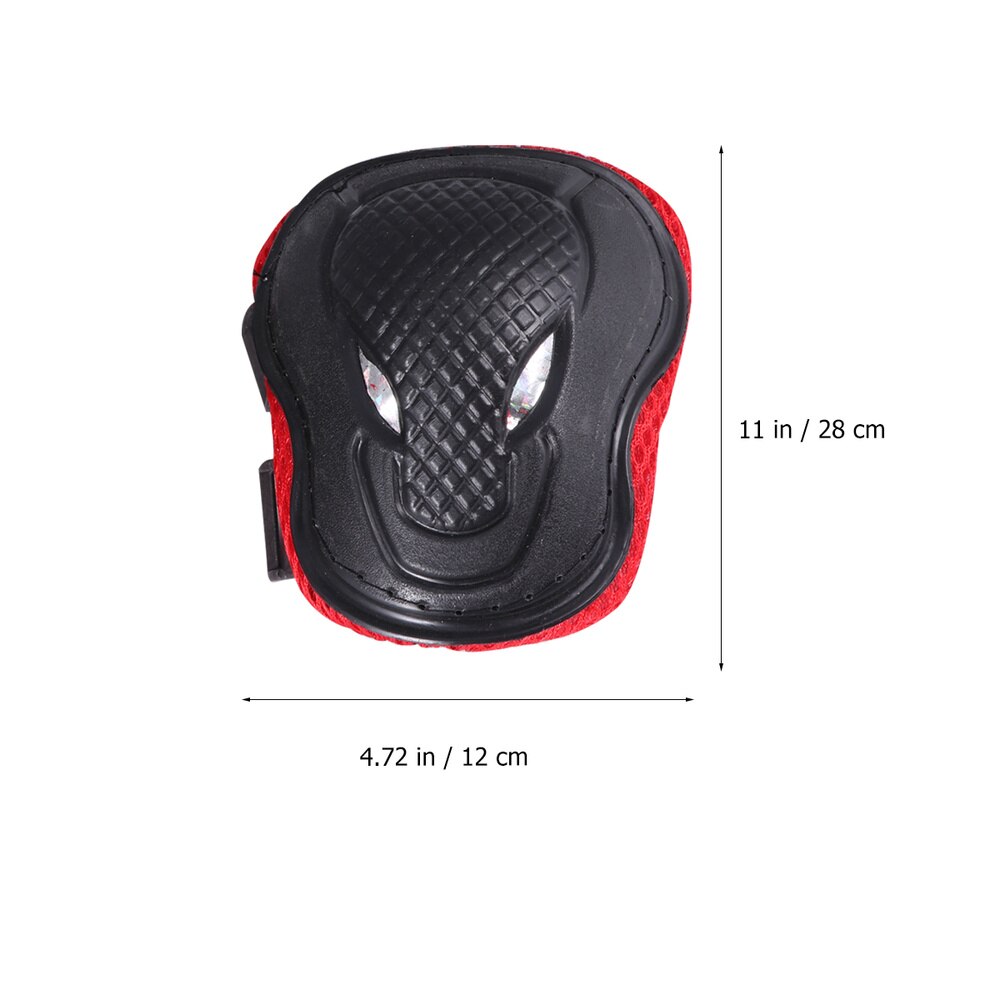 6pcs in 1 Set Adults Roller-skate Protection Gear Skiing Roller Protector Sports Protectors Kit Skateboard Bike Riding Knee Pad