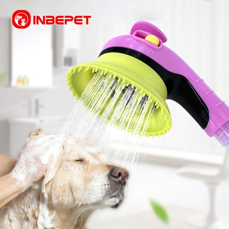 INBEPET Multifunction Pet Dog Bath Sprayers Shower Nozzle Spray Massage Head Cat Grooming Washing Sprayers Tools Pets Supplies
