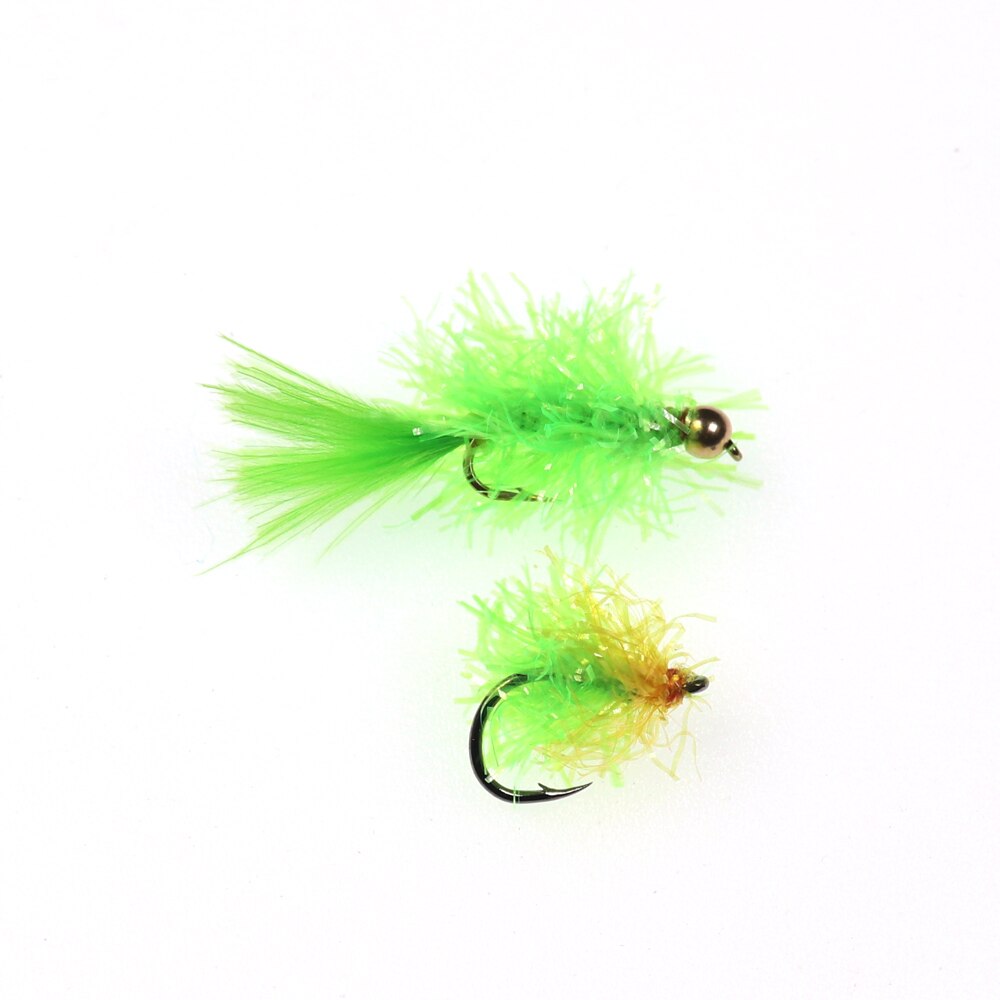 Bimoo 2 Bags 10mm Wide Crystal Flash Tinsel Hackle Flash for Fly Tying Streamer Egg Fly Salmon Fly Trout Salmon Lures
