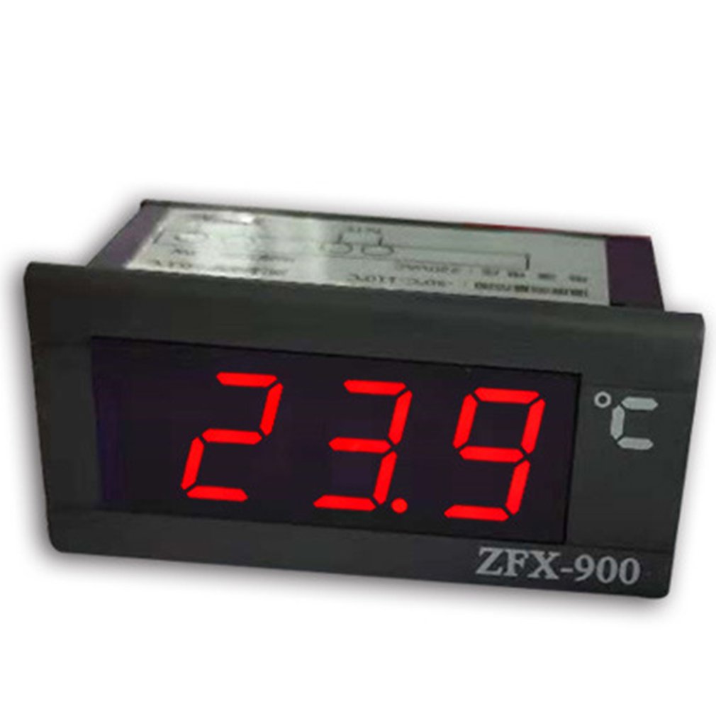 ZFX-900 pantalla LED termómetro Digital LED Monitor de temperatura refrigerador congelador tanques de agua Sensor de sonda 220v AC