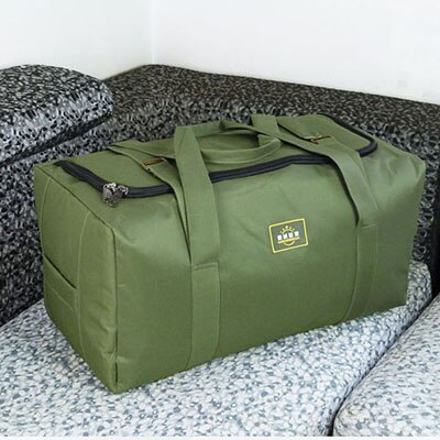 Oxford Waterproof Men Travel Bags Handbag Luggage Big Duffle Bag T570: GREEN