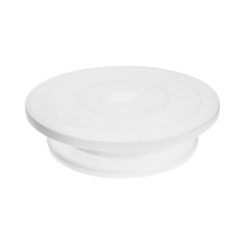 Turntable Swivel For Cakes Rotating Round Cake Table Making Tools Pastry Supplies Cake Stand DIY Kitchen Baking Tool: White