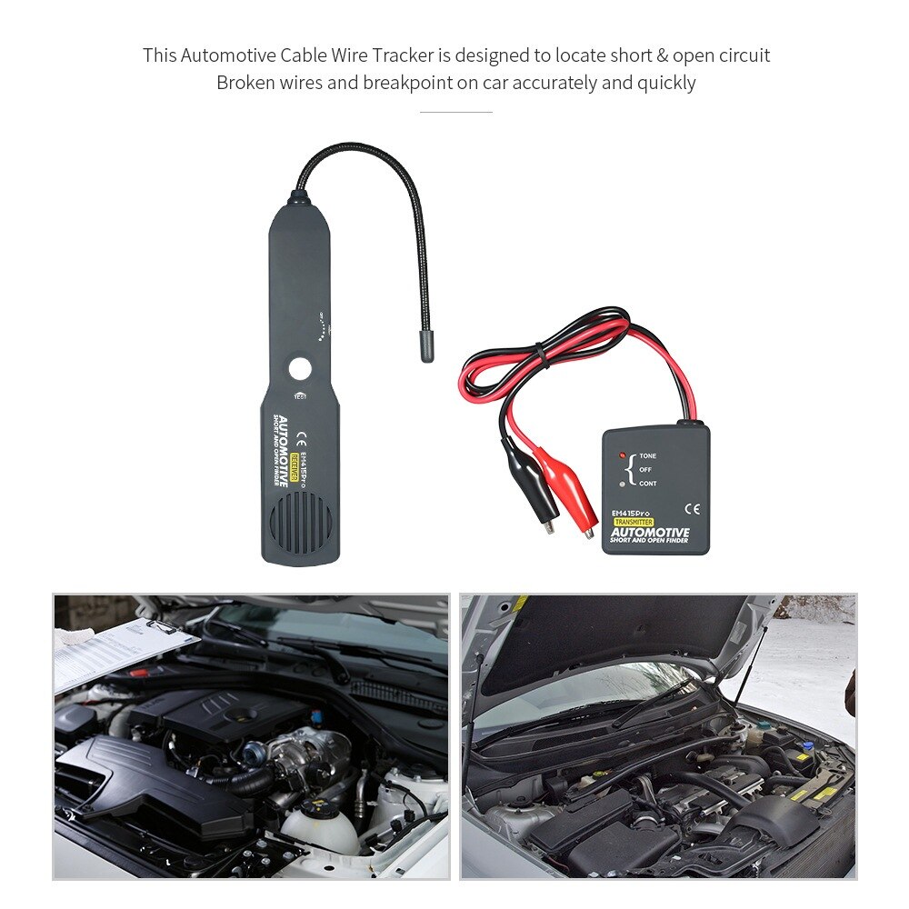 Automotive Diagnostic Cable Wire Tracker Short & Open Circuit Finder Tester Vehicle Repair Diagnostic Tool Measuring Instrument