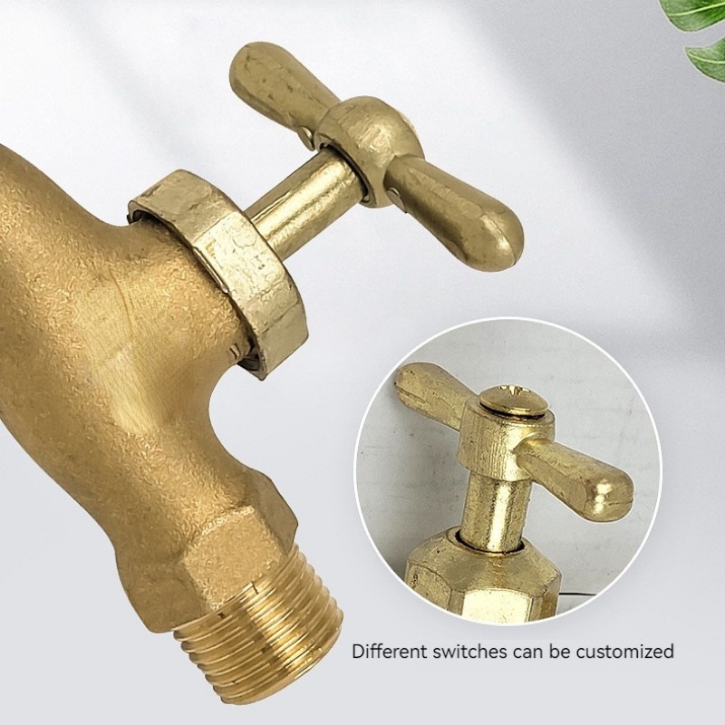 Wasserhahn Waschmaschine Haushalt schnell öffnender Wasserhahn Zink legierung Wasserhahn Gartens ch lauch Anschluss Gewinde kopf