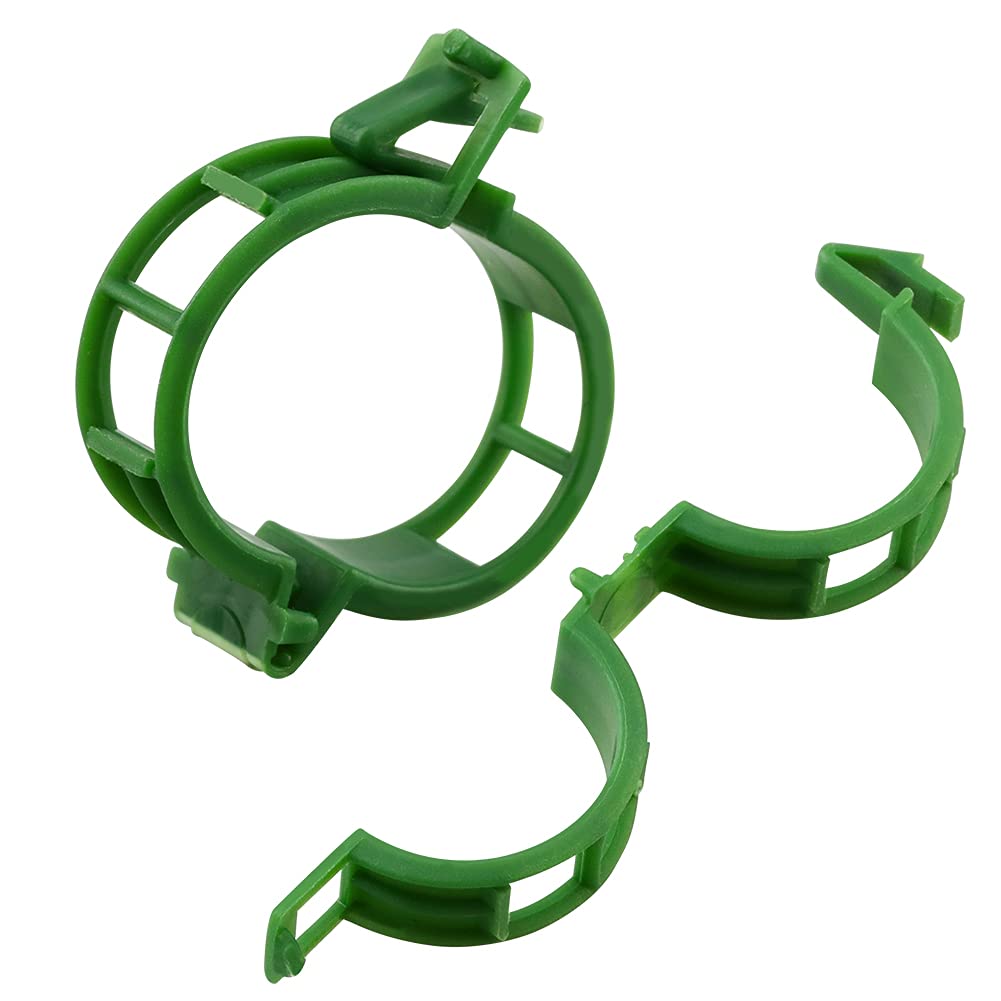 Clips de soporte para plantas, clips para tomate para enrejado de cuerdas, clips de flejado de vid de uva para red de jardín, soporte para plantas trepadoras