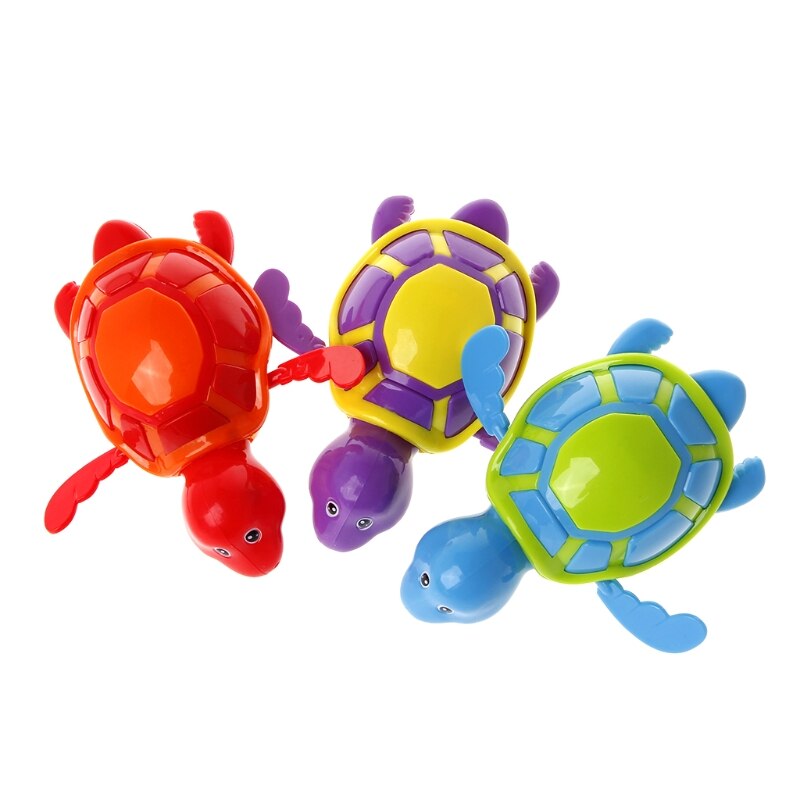 Bonitos juguetes de piscina de tortuga y Tortuga para bebés y niños, tiempo de bañera H55B