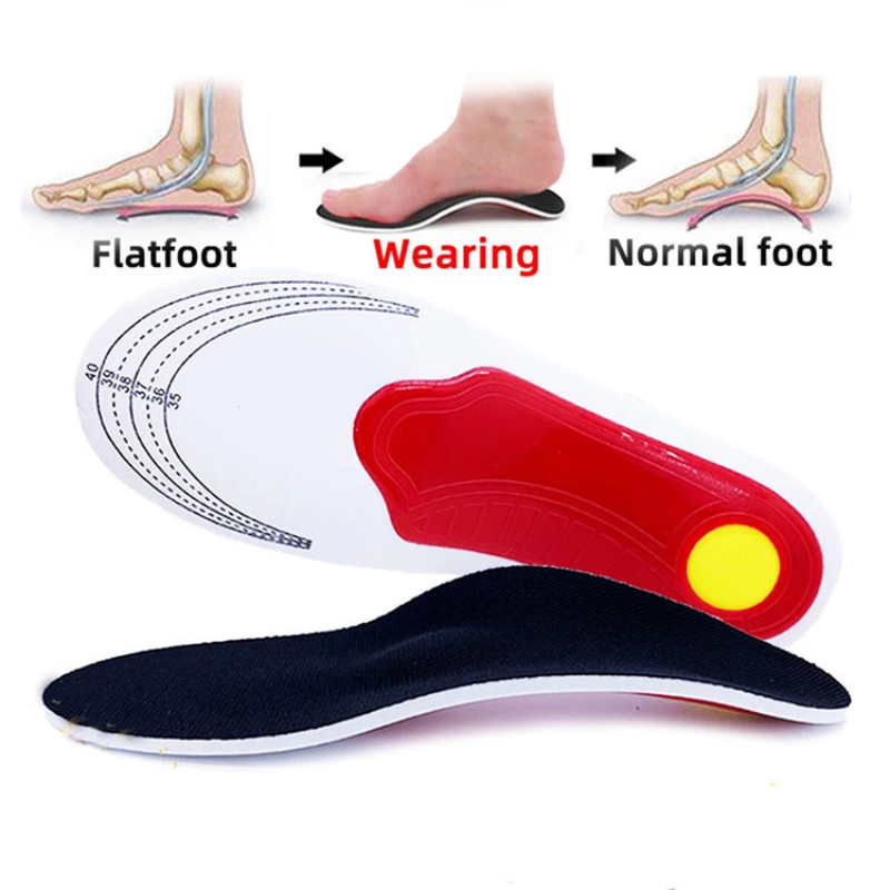 1 par ortopédico sapatos palmilhas arco apoio flatfoot palmilhas ortopédicas para pés aliviar a pressão do movimento do ar amortecimento almofada