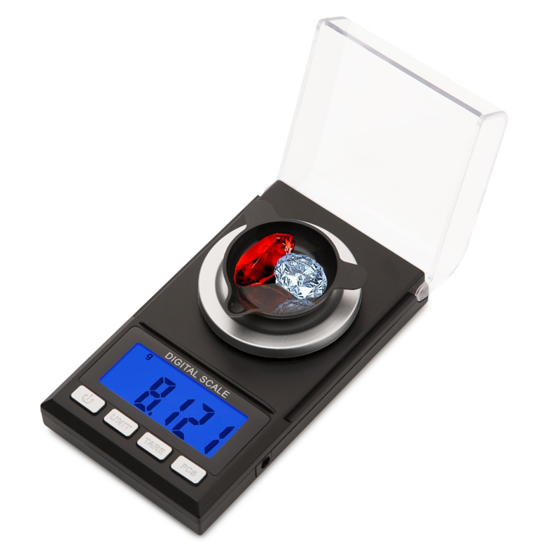 Balance numérique à bijoux de précision 0.001g, 100g/50g/20g, poids de laboratoire, Portable, Mini Balance électronique, milligramme
