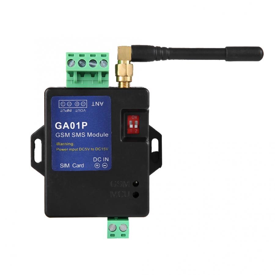 Sistema de alarma GSM GA01P, alarma de llamada SMS, batería recargable para alerta de fallo de energía, mando a distancia GSM