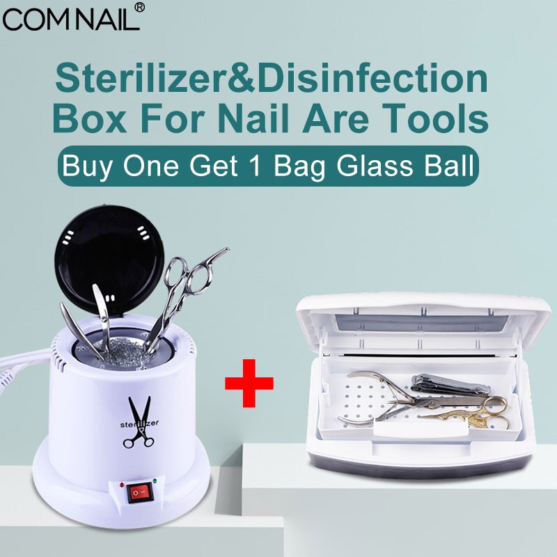 Pro stérilisateur à ongles plateau boîte stérilisant propre Nail Art Salon manucure nettoyant outil pour manucure outils alcool désinfection boîte