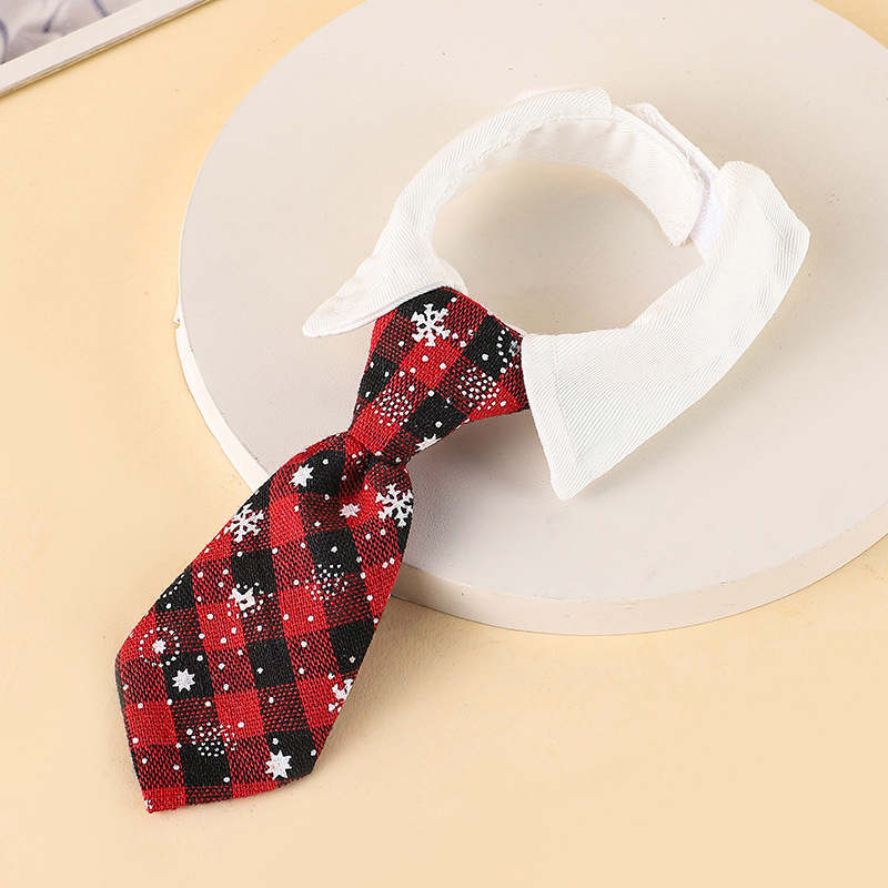Pet Dog Cat Formal Necktie Dog Cat Tuxedo Bow Tie Collar Pet Accessories Adjustable Dog Cat Wedding Tie Pet Supplies: M / WHITE