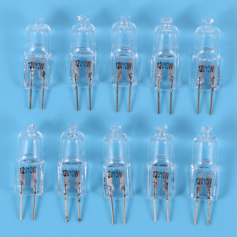 10x G4 JC Type Halogen Light Bulb Lamp 12V 10W 10 Watt