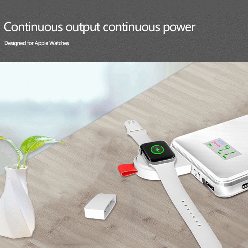 Draagbare Fast Charger Voor Apple Horloge Serie 4 Charger Snelle Draadloze Magnetische Oplaadkabel Voor Apple Horloge 4 Usb Lader