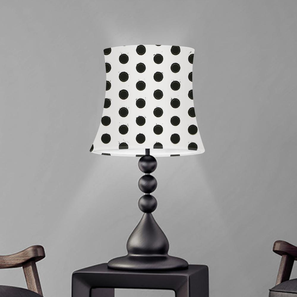 Polka Dot Lampshade for Table Lamp Textile Fabrics Modern Wall Lamp Shade Pendant Lamp Cover Home Bedroom Decoration: YY2220HSL